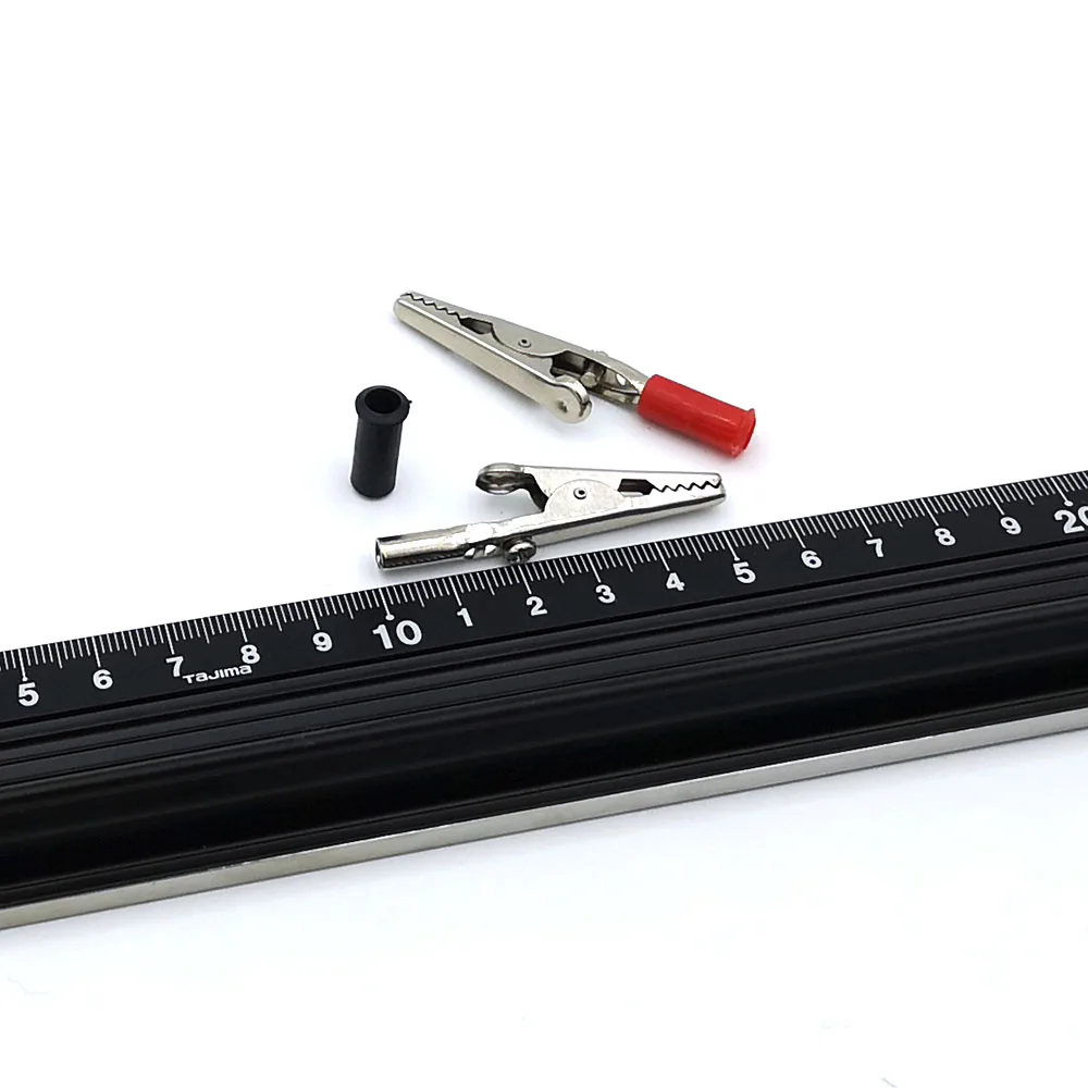 Крокодиловые зажимы, миниатюрные металлические крокодиловые зажимы с винтом