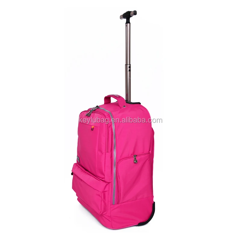 Source Practical adult travel trolly backpack computer bag waterproof  canvas trolley backpack on m.