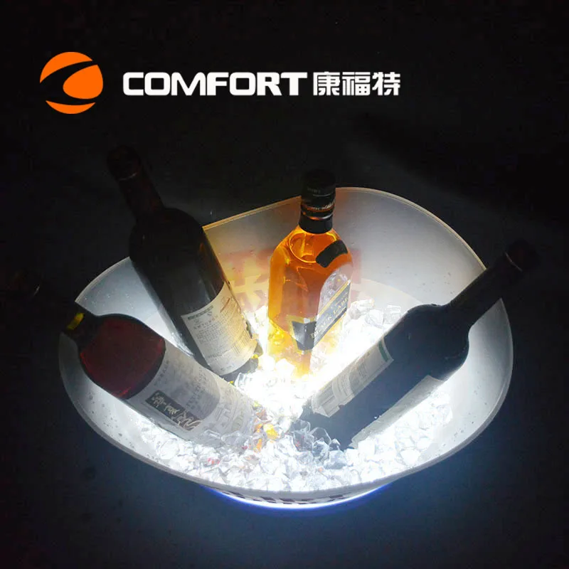 Rechargeable LED Bottle Ice Bucket