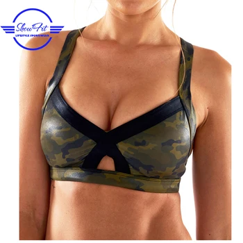 Wholesale Hot Sexy Ladies Nude Tube Yoga Camo Sports Bra - Buy Nude