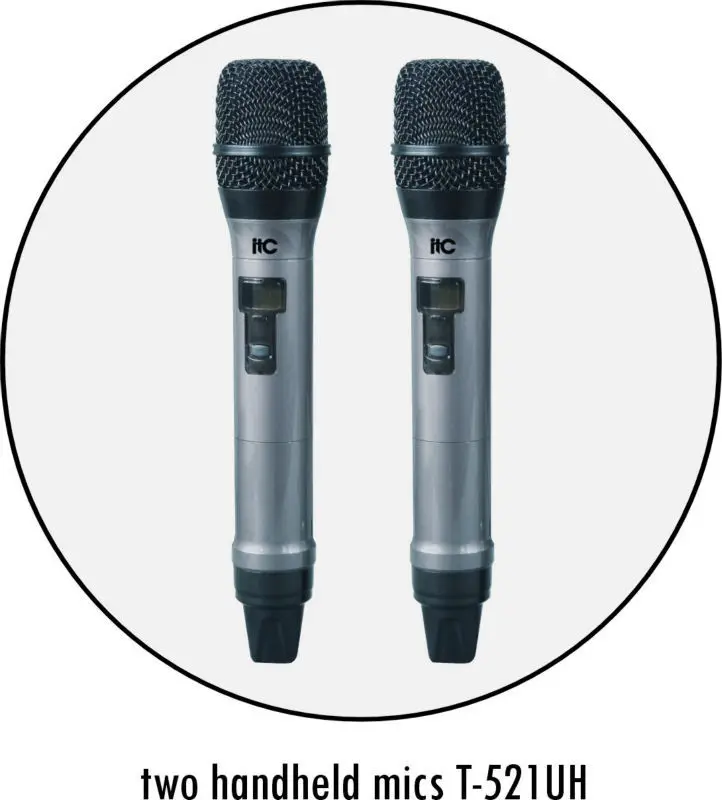 ITC PA System LCD Wireless Uhf Microphone