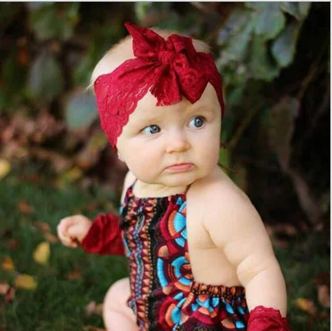 New Model Lace Cute Baby Girls Colorful Red Hair Band Elastic Baby Headband  - Buy Baby Headband Bow,Diy Baby Hair Bands,Baby Hairband Flower Product on  
