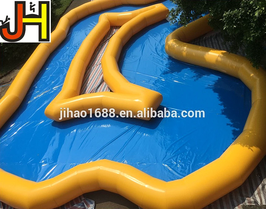 Inflatable store lazy river