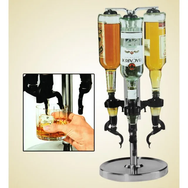 Beer Alcohol Bar 25ml Head Bottle Rotating Liquor Dispenser for