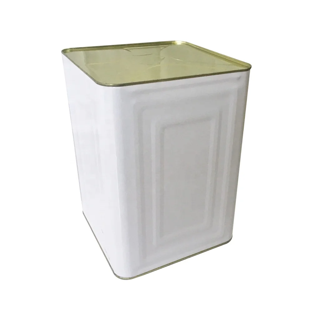 Custom square Tin Can 18 Liter with Plastic or Metal Handle