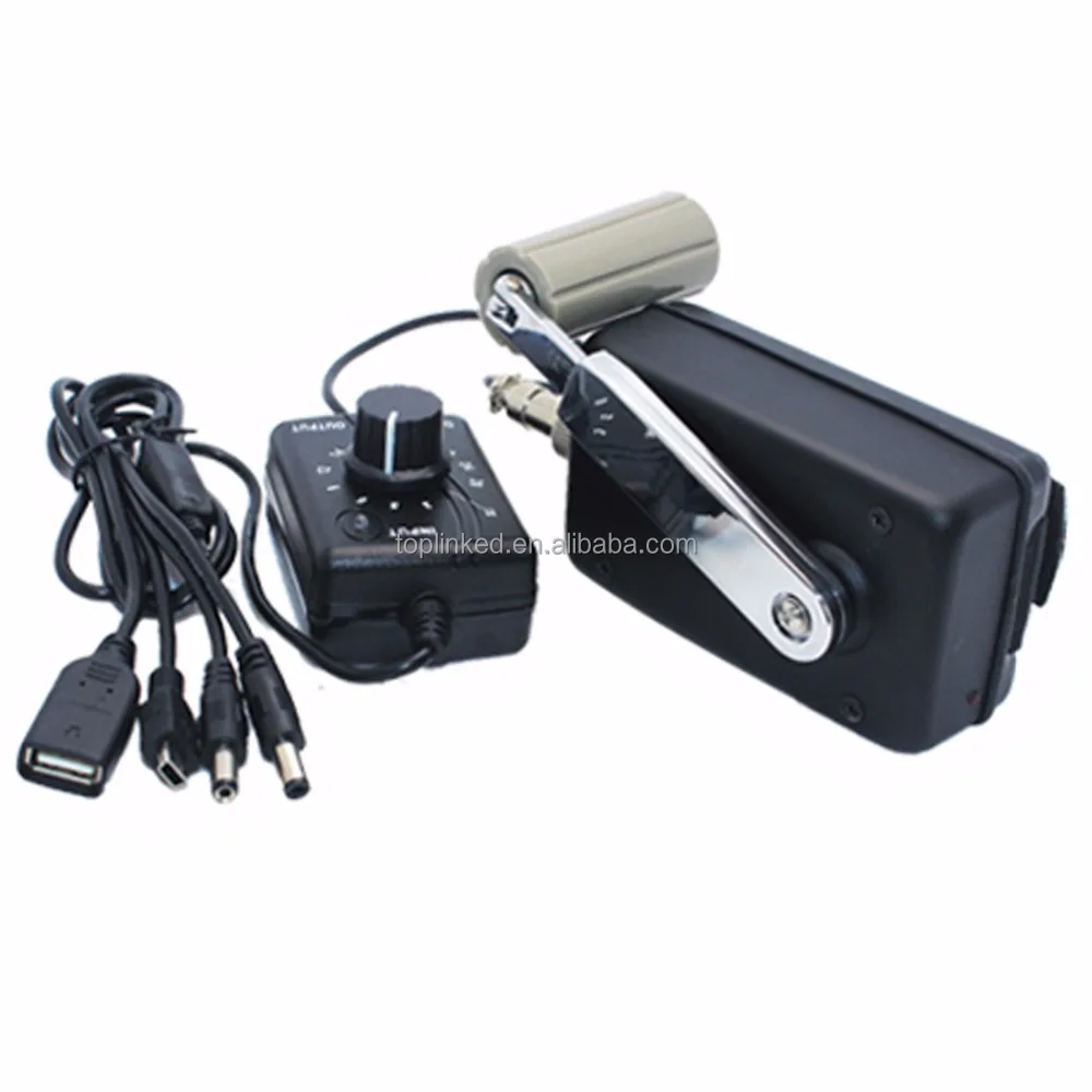 High-tech Magnetic Conversion Technology Hand Crank Generator with DC Converter Outdoor Daily Necessities620120
