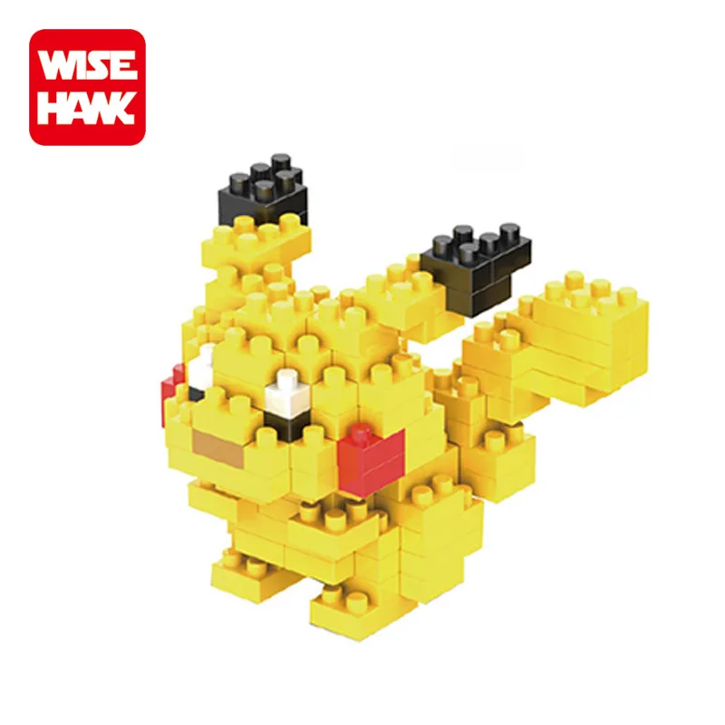 LNO Customized Plastic Micro Block Figure Toys Anime Pikachu for Kids