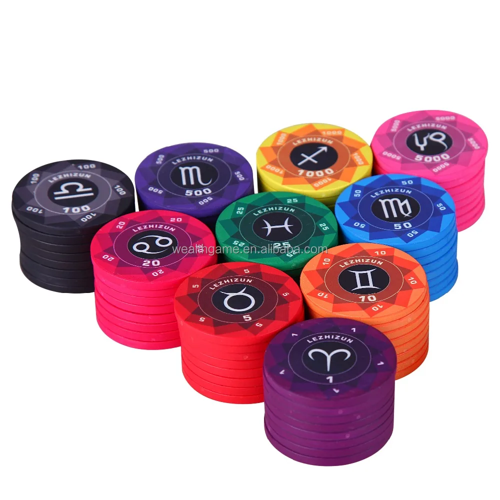 10g Индивидуальный Керамический чип 39 мм * 3