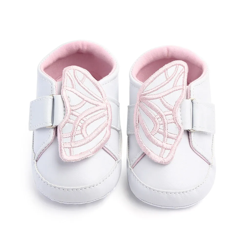 Spring and Autumn New Baby Shoes Embroidered Butterfly Soft Sole Walking Shoes