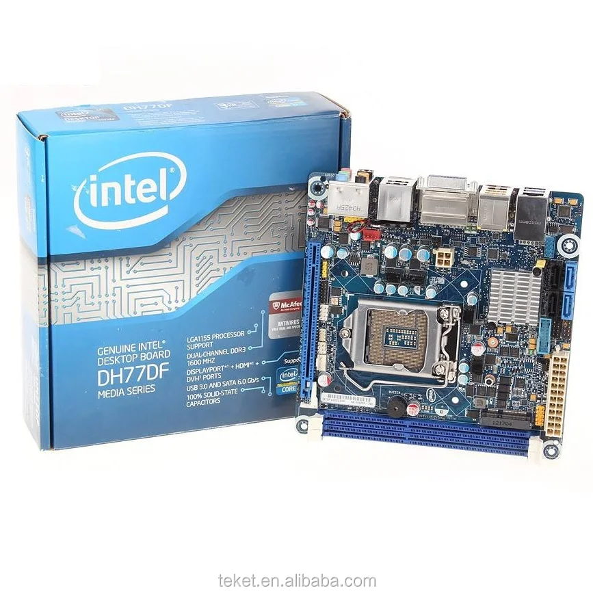 Intel DH77DF Mini-ITX マザーボード LGA1155 DH77DF Mini-ITX Motherboard with Intel H77 Chipset for Desktop