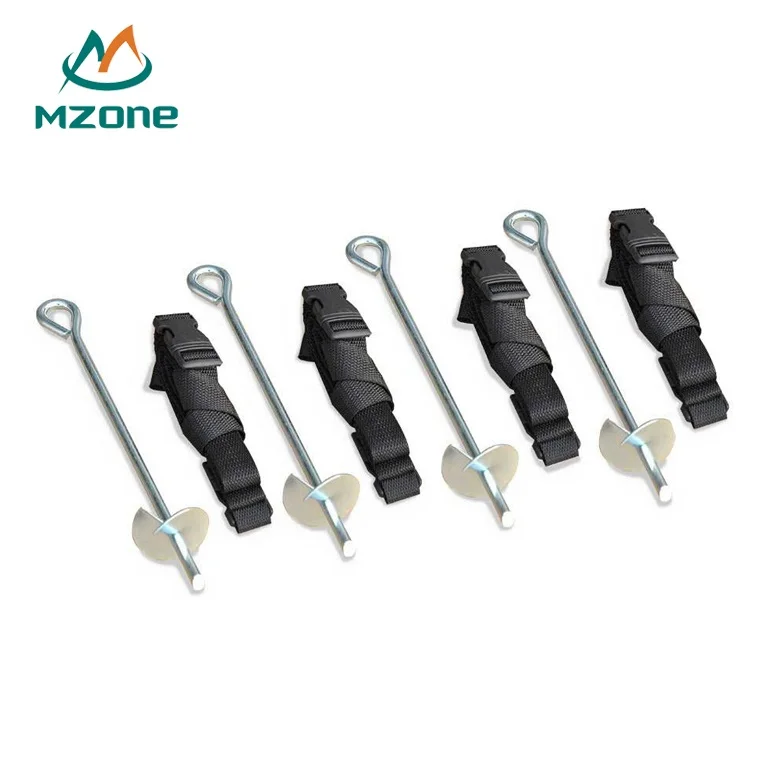 Mzone Trampoline Anchor Kits Stakes With Strap