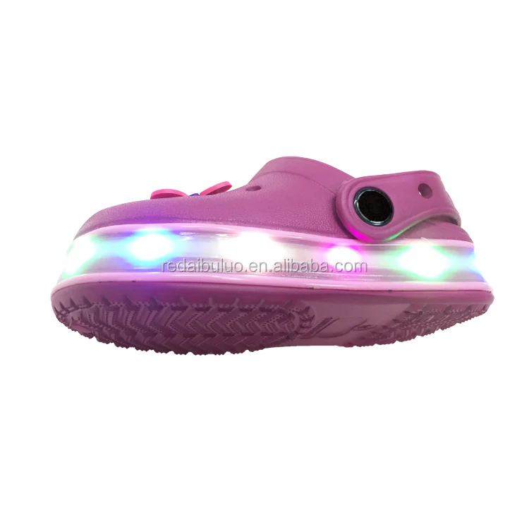
 Новая модель, садовые светодиодные фонари, детские сандалии из вспененного этилвинилацетата, тапочки, обувь  
