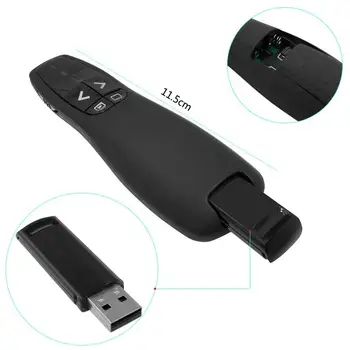Wireless presenter remote PPT clicker for school or office using like meeting, report, lecture and presentation