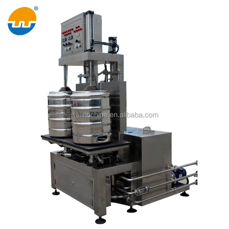 Небольшая автоматическая стиральная машина для пивных бочек