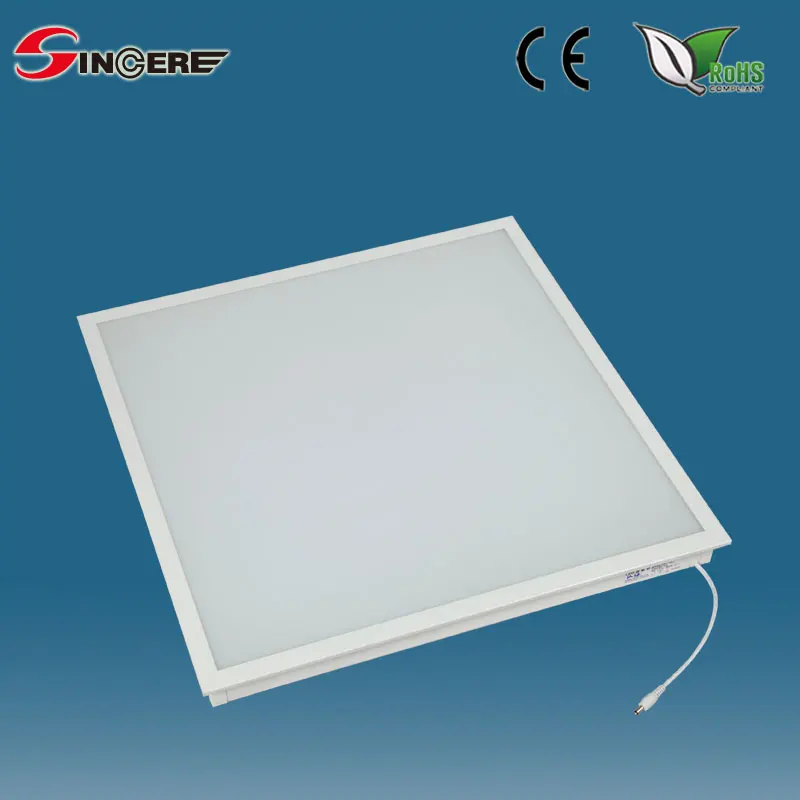 recessed type indoor Square 600*600mm LED light panels dimmable