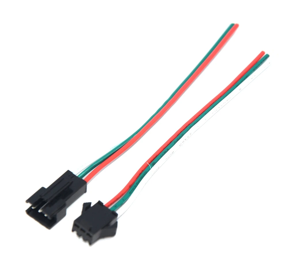 10 Pairs 3 Pin Jst Connector Female Male 3pin Plug And
