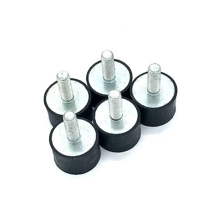 Black VD Type Rubber M5 Thread Mounts Isolator Replaces Anti Vibration Pads Flat Silentblock Base Block