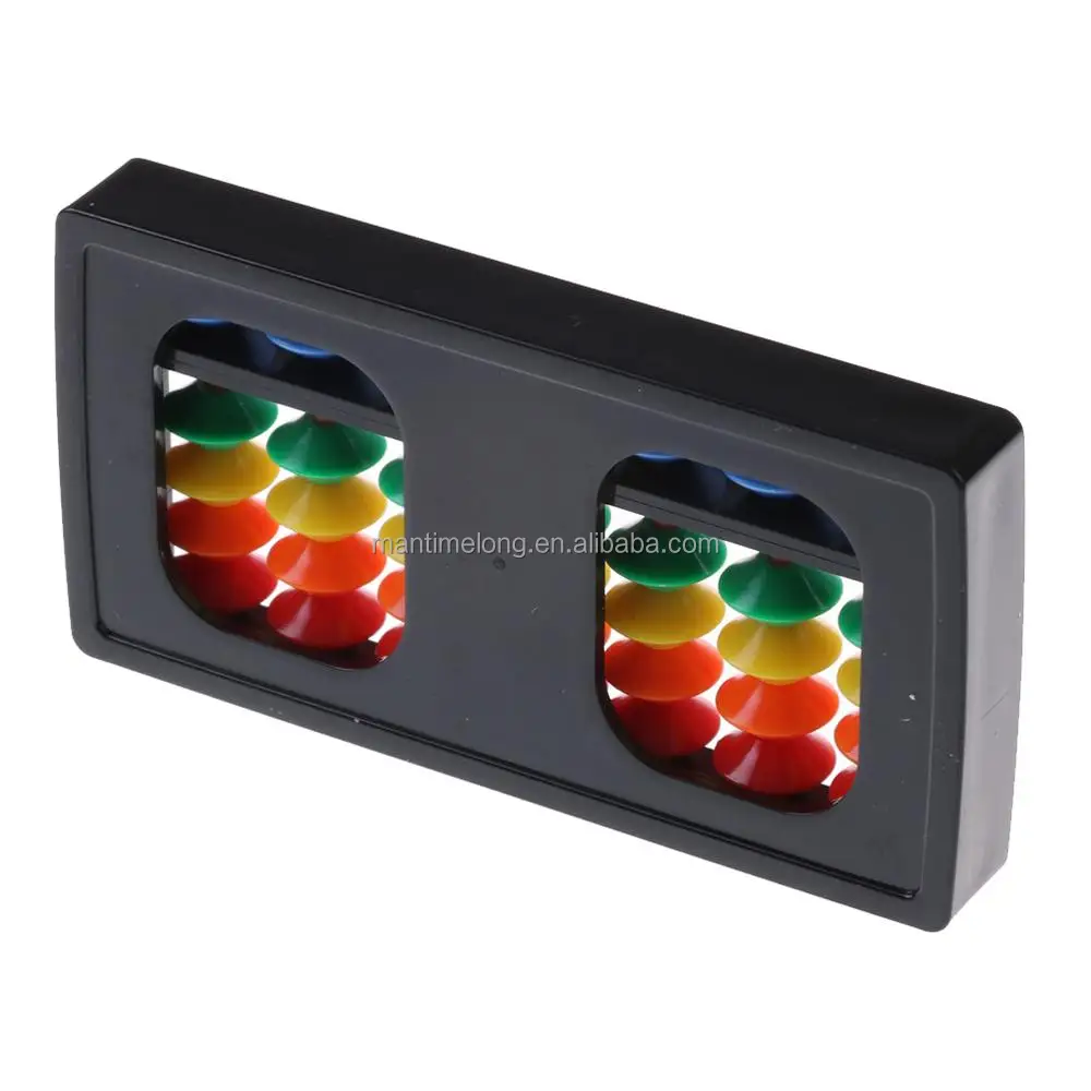 7 стержней, цветной пластиковый Абак, арифметика, соробан, детские математические инструменты, китайские Абаки, игрушки, Абак, маленький размер