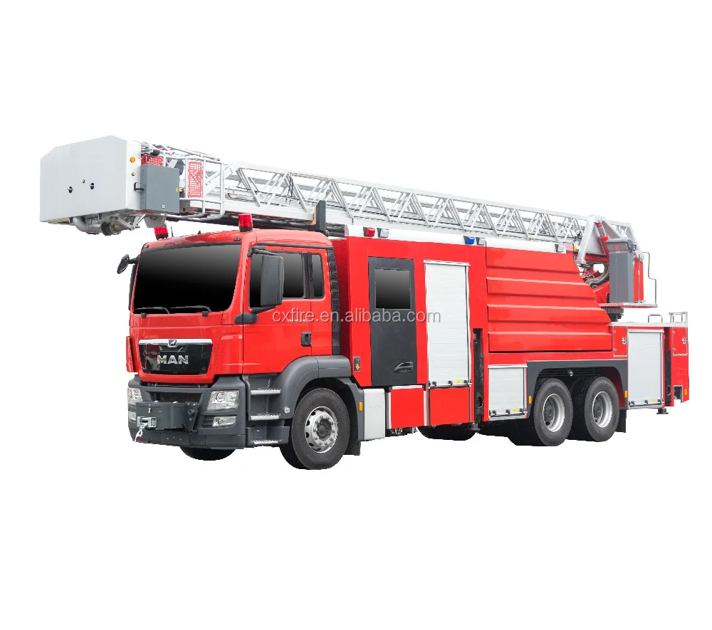 aerial ladder fire truck