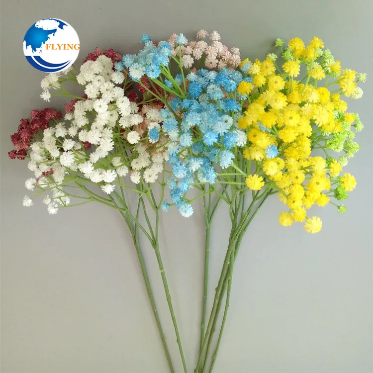 1 Pieza Flores Artificiales Gypsophila Aliento De Bebe De La Pu De La Fiesta De La Boda Babysbreath Planta Para Casa Decoraciones De La Boda Buy Etiqueta Flor Artificial Flor