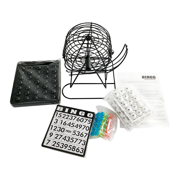 
 Полный набор игр для бинго с картами для Бинго-мячей  
