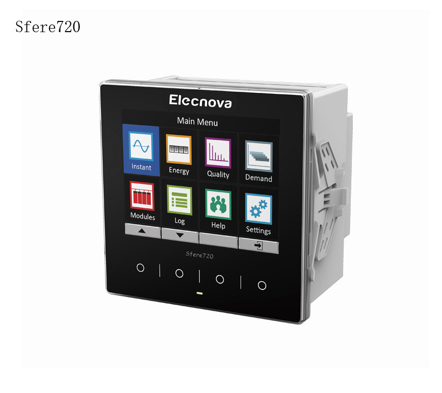 
 Sfere720 на тонкопленочных транзисторах на тонкоплёночных транзисторах дисплей 3-х фазный генератор 96x96 мм Многофункциональный измеритель мощности Регистратор данных  