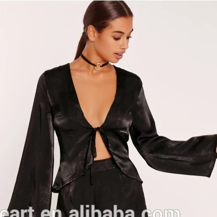 petite satin blouses