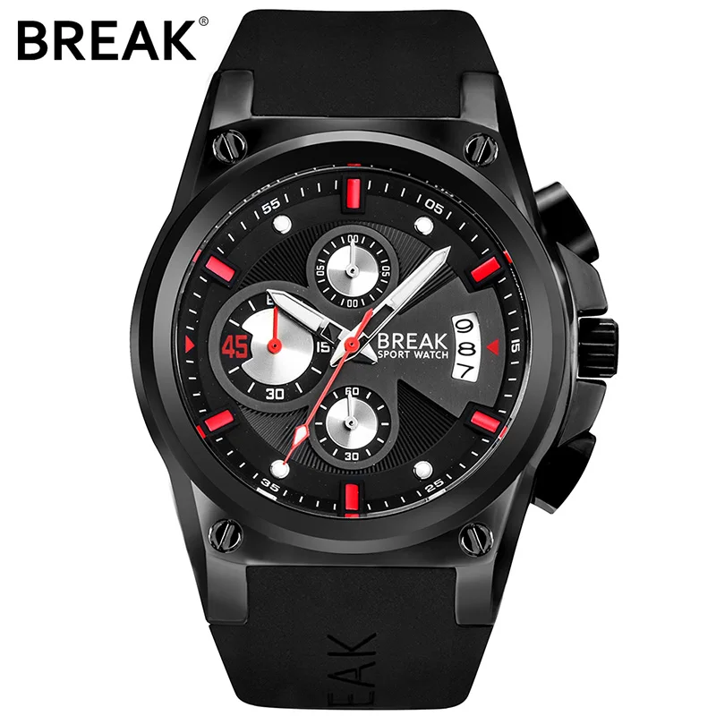 Stainless Steel Break Watch Price POEDAGAR 815 Luxury Sports Watch