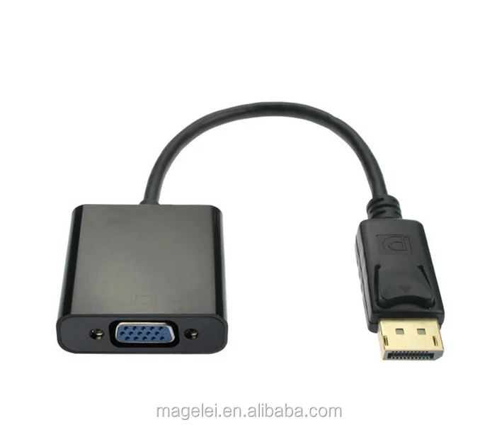 Displayport DP to VGA Adapter Converter Cable for macbook to HDTV
