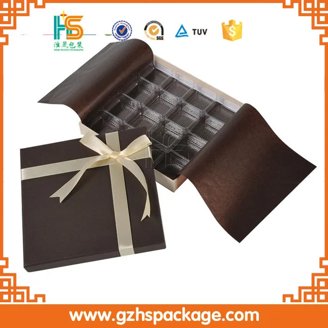 2016 Оптовая Высокое Качество Новый Дизайн Роскошный Шоколад Бумажная Коробка/Собственный Логотип