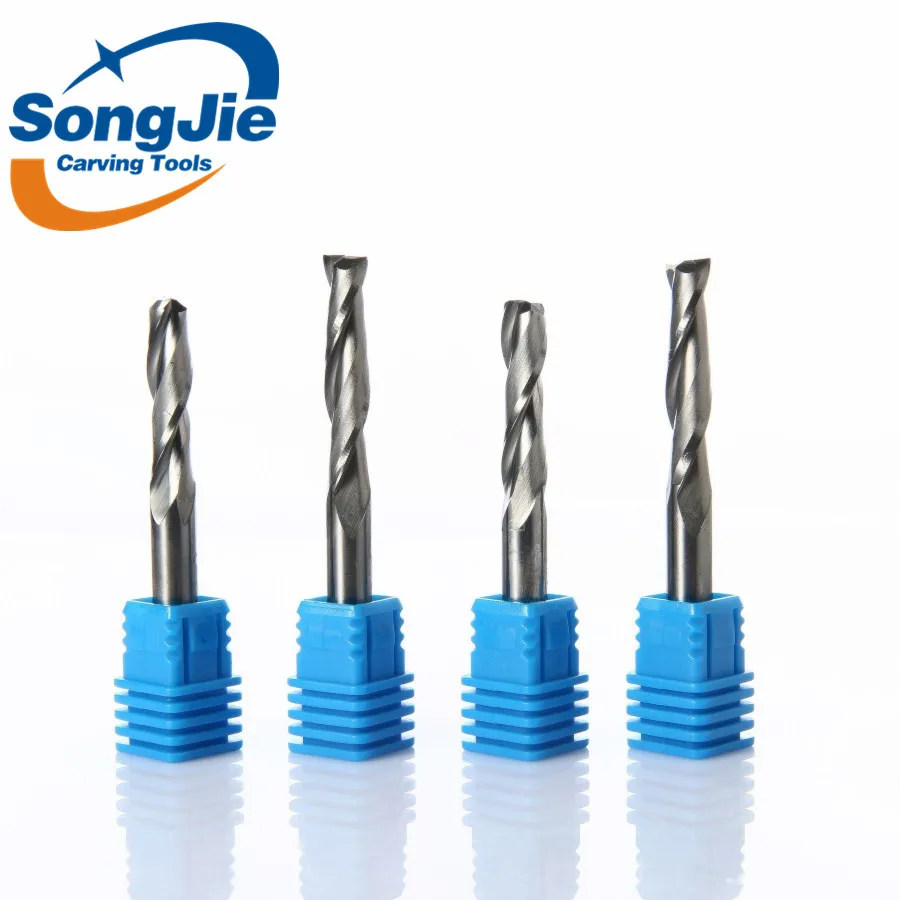 
 Инструменты для фрезерных станков с ЧПУ, спиральные сверла с двойной канавкой  