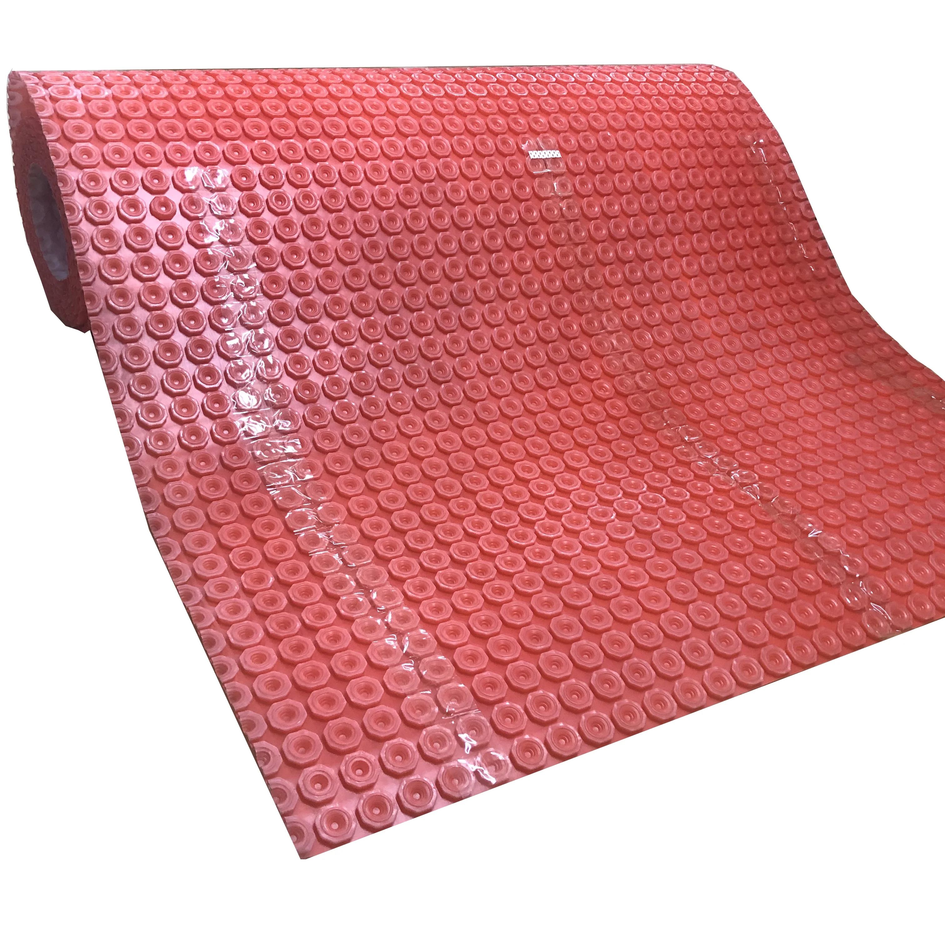 korean electronic heating red mat insulation underlay keep warm heated floor mat for house