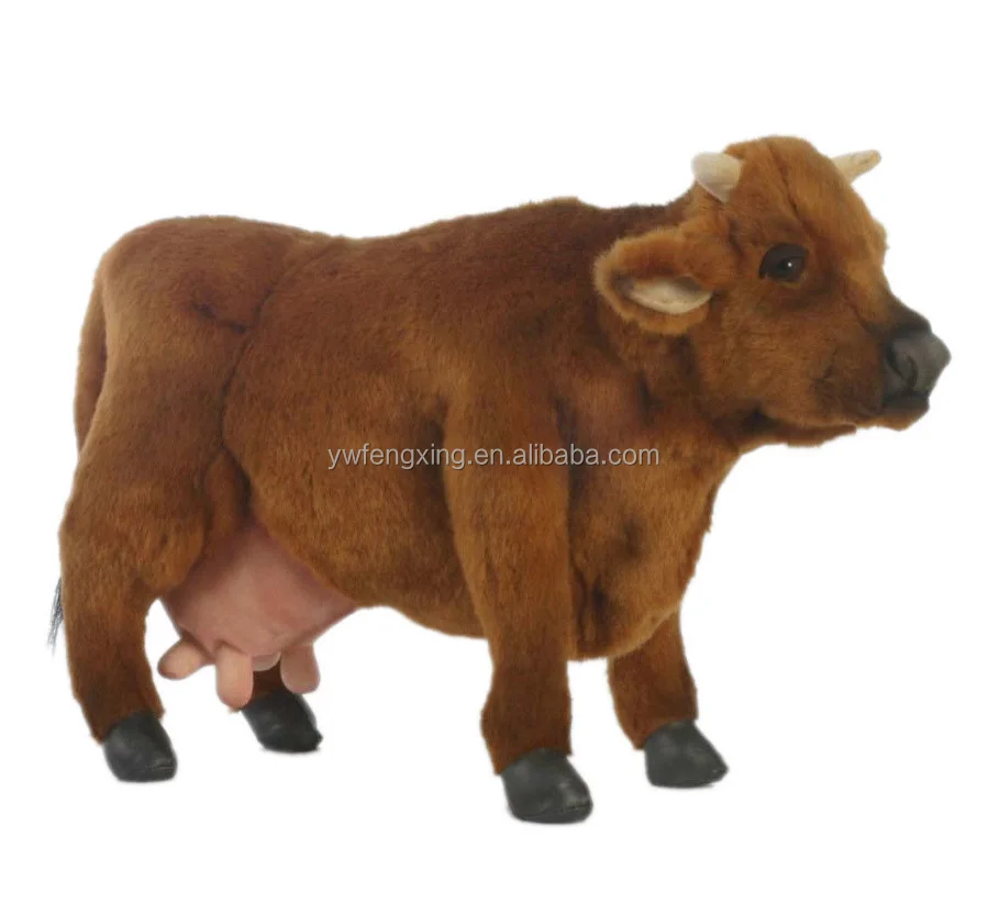 realistic cow stuffed animal