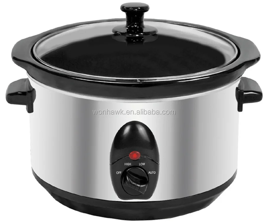 3.5L с корпусом из нержавеющей стали круглого медленного Кук NSC-350