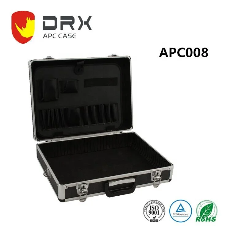 
Everest APC008 Straps Customized Lockable Aluminum Case Briefcase Hard Case with Foam Insert 