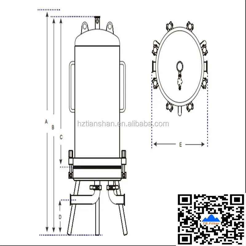 Micron Filter System for Vodka and Alcohol Distillery