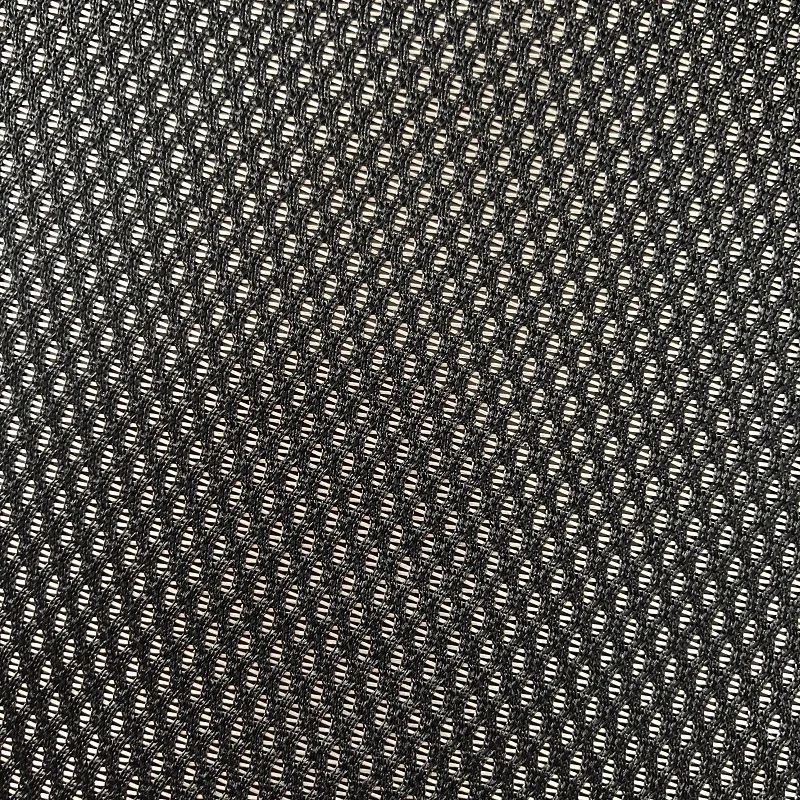 
 Двухцветная нейлоновая Полиэстеровая сетчатая ткань для модного платья  