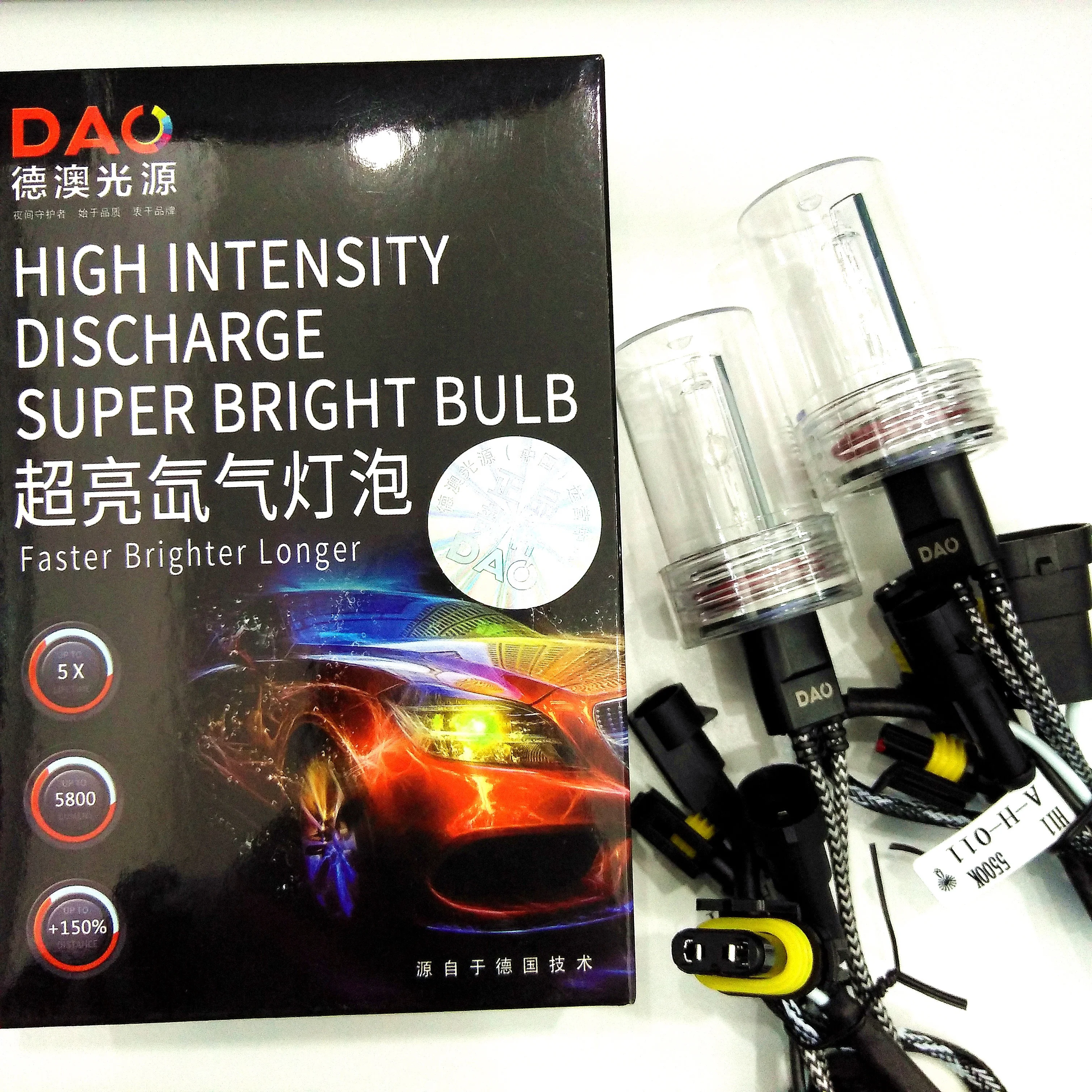 Dao Hidバイキセノン電球12v 55w超高輝度5500 18k 6500k車のヘッドライトキットh1 H7 H11 9005 9006 Hb3 9012 H4 H15 Buy Hid キセノン電球 自動ランプ Hid Hid キセノンキット Product On Alibaba Com