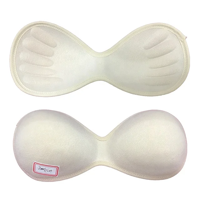 # 2001 Factory Customized Latex Rubber Bra Cups Soft Bamboo Bra Pads for Sports Yoga Bra