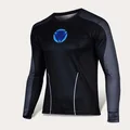 Super Thin Iron Man Long Sleeve Shirt 3D Cutting UV Resist Sports T shirt Marvel Lycra
