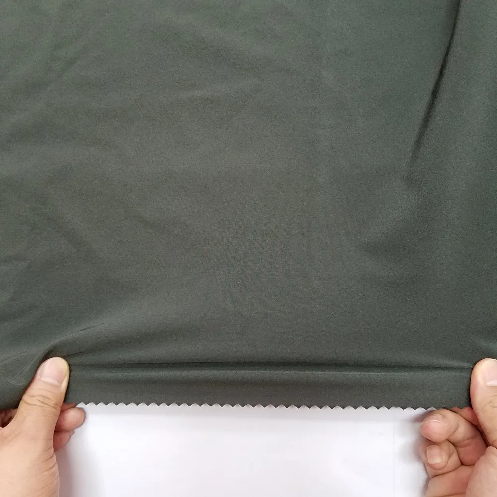 Изготовленный на заказ цвет и печать 90% полиэстер 10% спандекс сухая подгонка тканые 4 способа растягивания спортивные брюки ткань