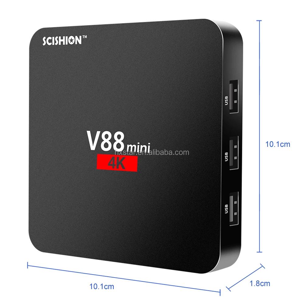 最便宜的rk 3229 Android 电视盒6.0 数字机顶盒Android 双调谐器