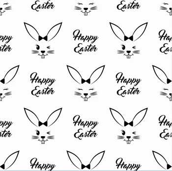 Happy Easter Bunny Print Table Cloth Digital Print Table Cloth