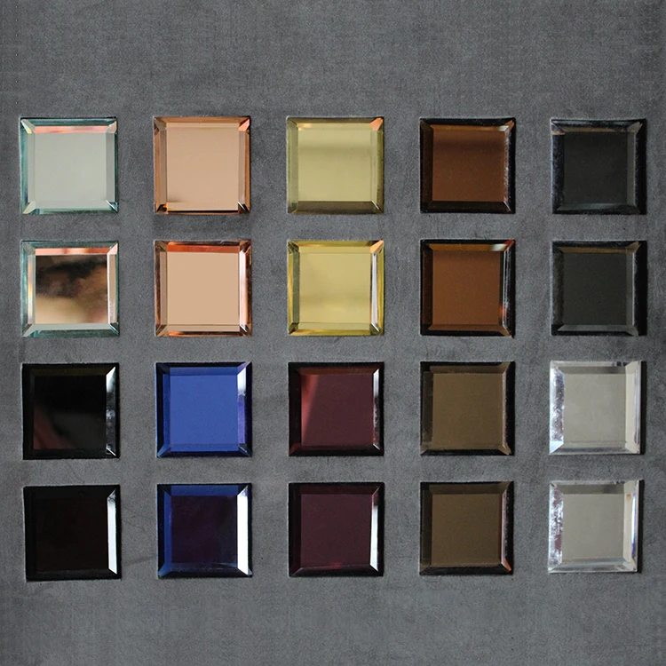 
8 мм толщиной алмазной формы кирпичная зеркальная Золотая настенная мозаичная плитка 