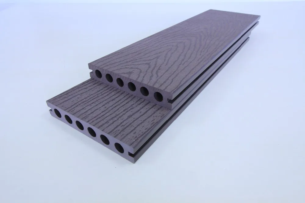 Waterproof And Nonslip Outdoor Wpc Flooring Engineered Wooden Plastic