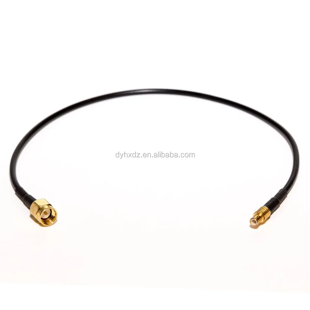 15cm RF Coax Cable Assembly / Pigtail Cable SMA Male to MCX Male for RG174/U Jumper Cable