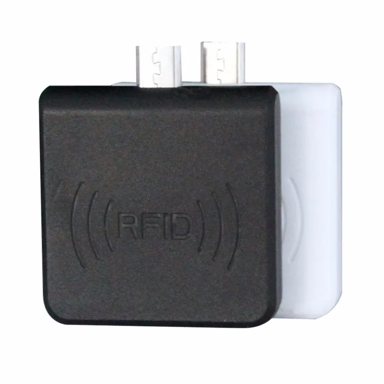 W65A Micro USB RFID Android Reader 14443A Smart Card Reader and Writer RFID Reader for Android Mobile Phone