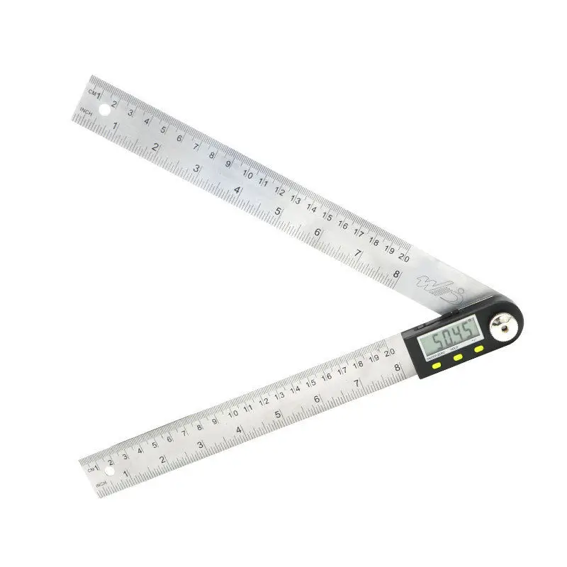 Линейка с углом 45. Измерительный угольник Protractor Angle Ruler. Цифровой угломер 0-200 мм. Нержавеющая сталь цифровой угломер. Угольник бортовой цифровой УШМ.