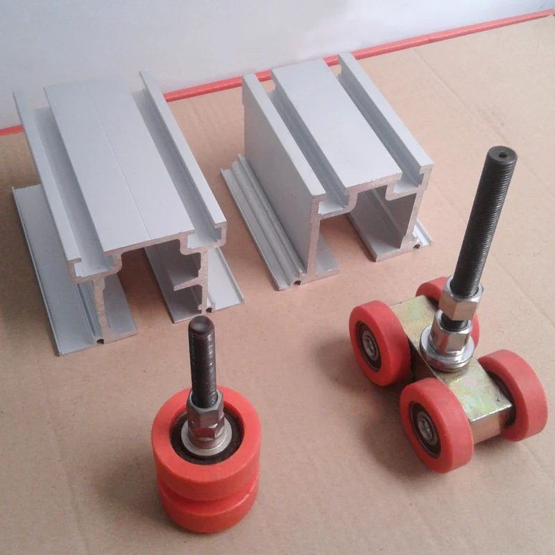 
Aluminium Accessories Track Movable Wall Partition System Wheel Carrier Track for Sliding Door 