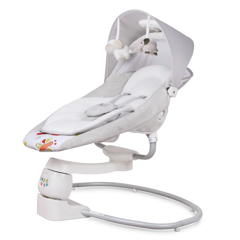 Детское кресло-качалка с европейской защитой, Детская электрическая колыбель-качалка, успокаивающий детский артефакт, для сна, колыбель для новорожденных